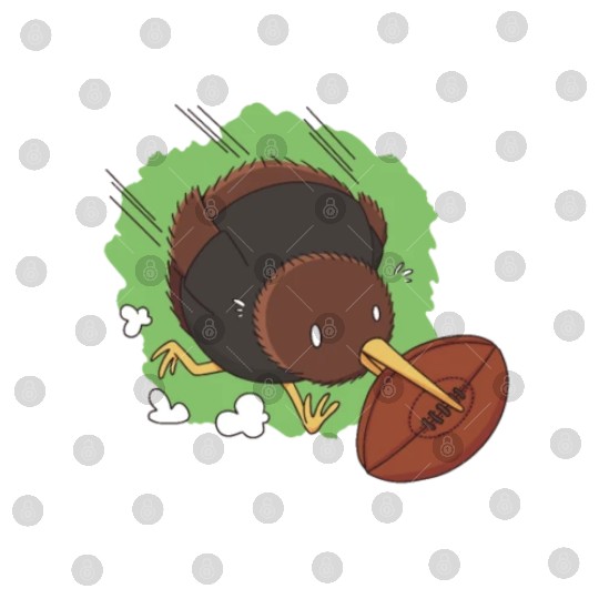 Funny Kiwi Animal Digital Files