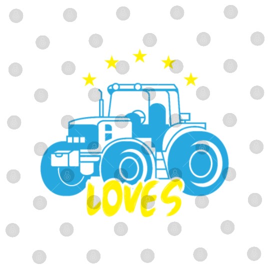 This Kid Loves Tractors Farming Farmer Agriculture Digital Files
