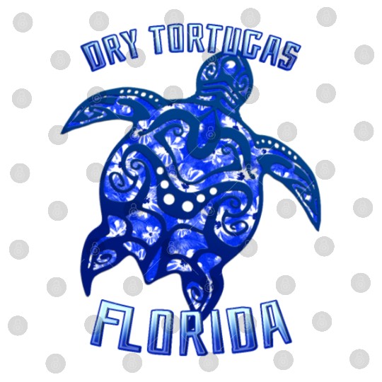 Dry Tortugas Florida Keys Vacation Tribal Turtle Digital Files