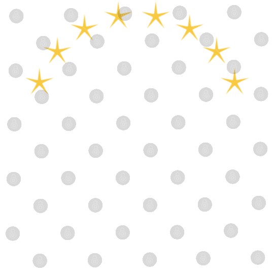 Golden Star Arch Design Digital Files