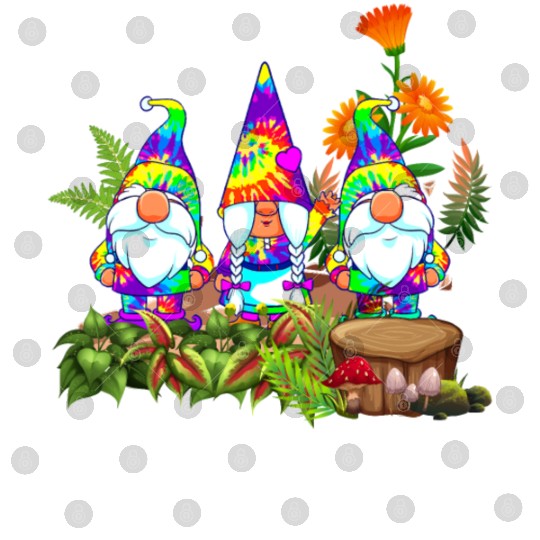 Hippie Gnomes Gardening Gnome Lover Digital Files