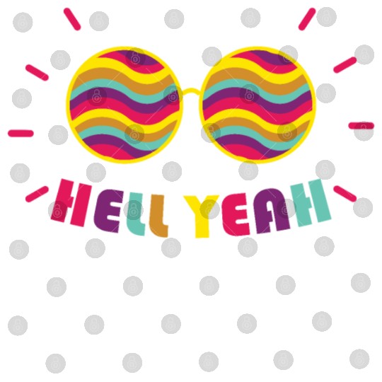 Pride Month - Hell Yeah - Rainbow Glasses Digital Files