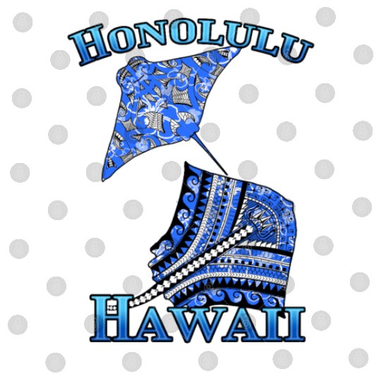 Honolulu Vacation Tribal Stingrays Digital Files