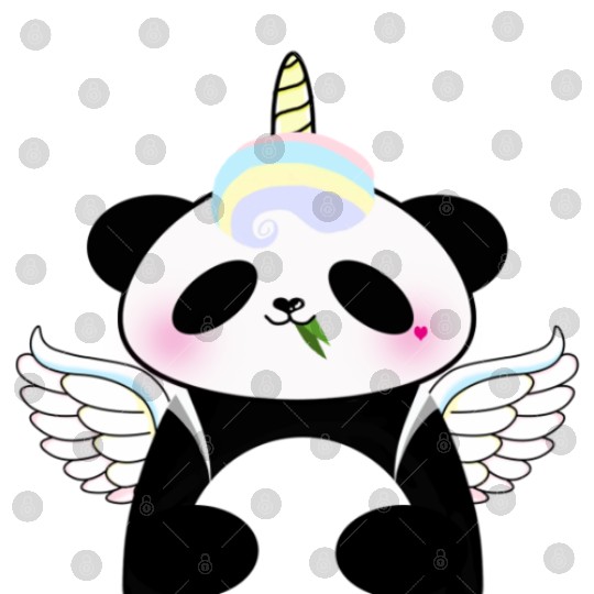 Panda who wants to be a unicorn, Unipan #4 Digital Files