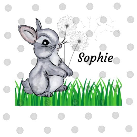 Bunny Name Gift Sophie Digital Files