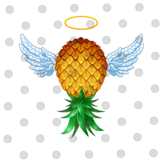 Cute Swinger Upside Down Pineapple Angel Wings Digital Files