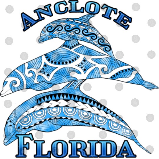 Anclote Florida Vacation Tribal Dolphins Digital Files