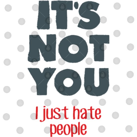 I hate people Digital Files