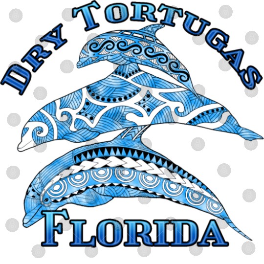 Dry Tortugas Florida Vacation Tribal Dolphins Digital Files