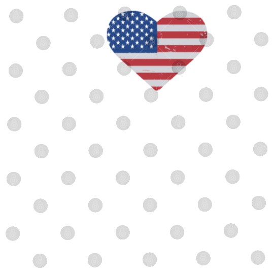 US Flag Proud American I Heart America, I Love Digital Files
