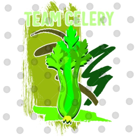 Celery Vegetable Digital Files, Team Celery Digital Files,