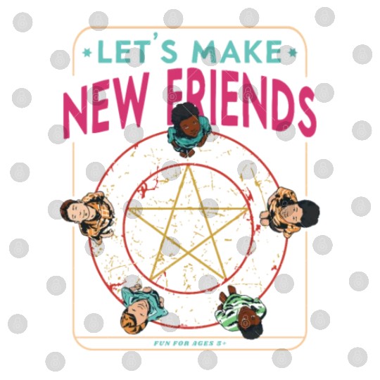 Let's Make New Friends, Retro Occult Wiccan Digital Files