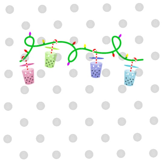 Boba Tea Relax Christmas Cute Kawaii Bubble Milk Digital Files