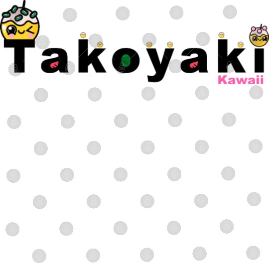 Kawaii Takoyaki Cute Japanese Food Vintage Design Digital Files