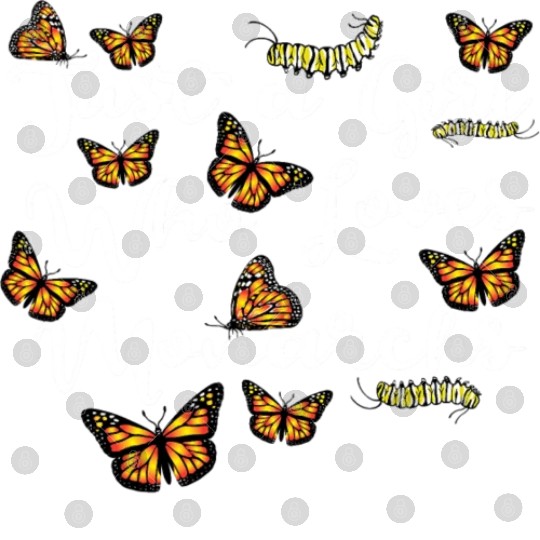 Monarch Butterfly Lover Caterpillar Butterflies Digital Files