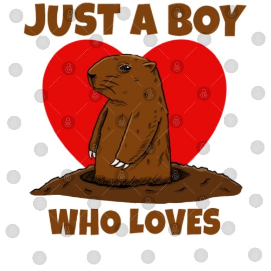Just A Boy Who Loves Groundhog Digital Files