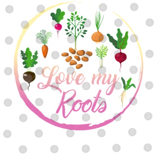 Roots Vegetable Digital Files, Love My Roots Digital Files,
