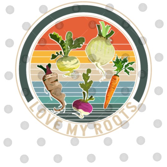 Roots Vegetable Digital Files, Love My Roots Digital Files,