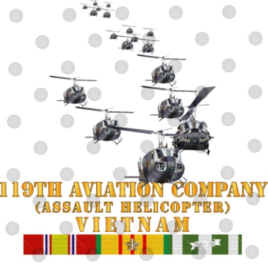 Army 119th Aviation Company Assault Helicopter w V Digital Files
