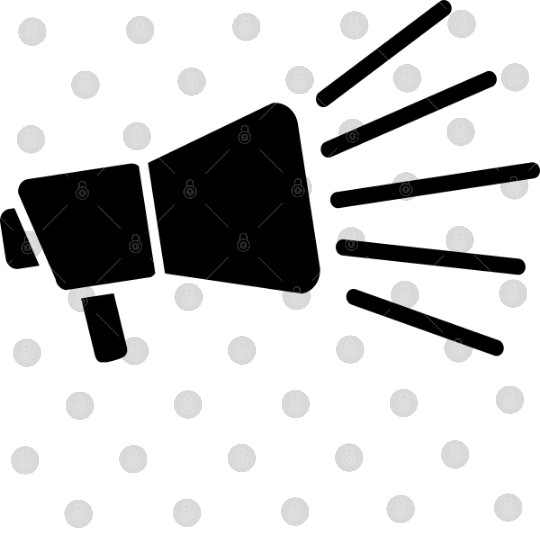 megaphone loud speech icon Digital Files