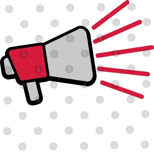 Loud speech icon megaphone Digital Files