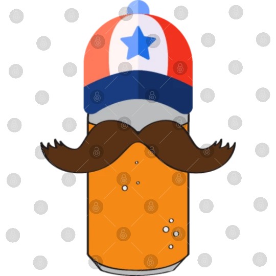 funny patriotic mullet beer 4th of july summer Digital Files