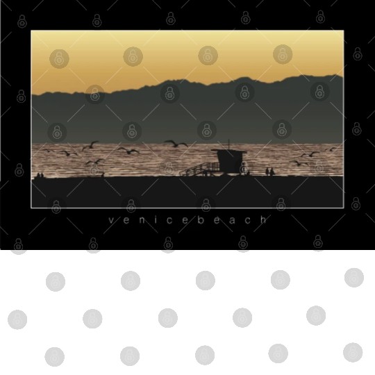 Venice Beach California Sunset Digital Files