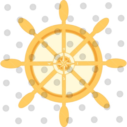 Ship's Wheel, nautical star & cardinal points Digital Files