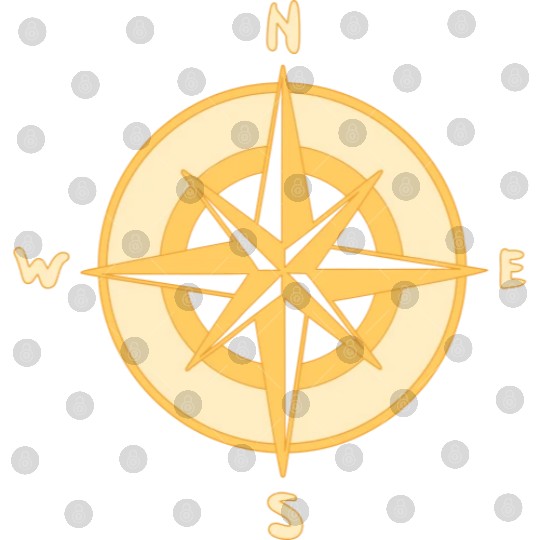 Nautical Compass star / rose, cardinal directions Digital Files