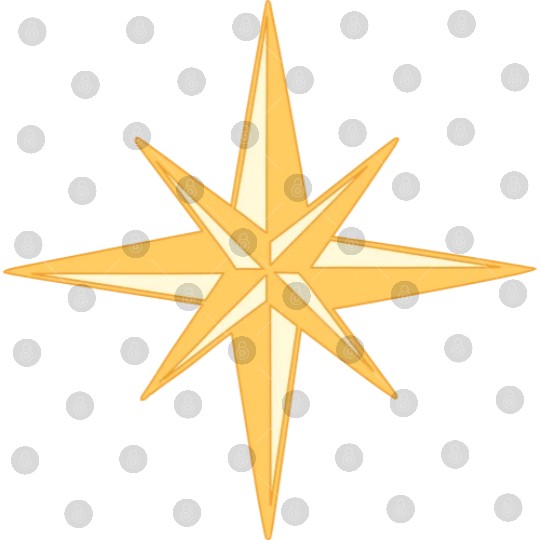 Nautical star. Compass rose, cardinal directions Digital Files