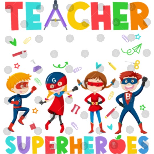 Teacher Of Tiny Superheroes Pre-k Kindergarten Digital Files