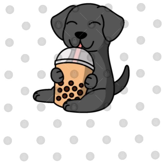 Boba Bubble Tea Great Dane Digital Files