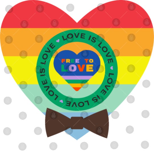 Happy pride love is love Digital Files