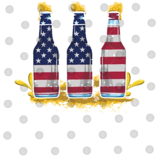America American Flag US Flag Beer 4th Of July Digital Files