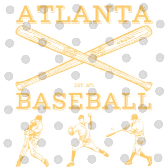 Vintage Atlanta Baseball est 01 Digital Files