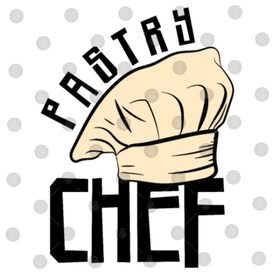 Pastry Chef Skull Baking Pastry Baked Goods Digital Files