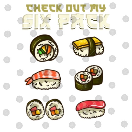 Sushi Japanese Gym Gift Digital Files