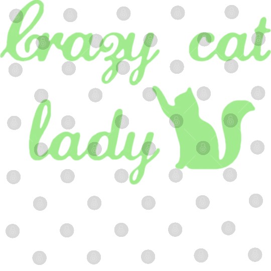 Crazy Cats LOVER Lady Digital Files