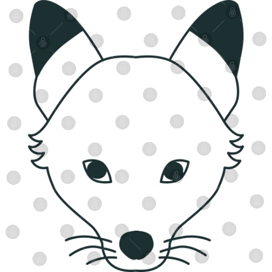 long wolf face Digital Files