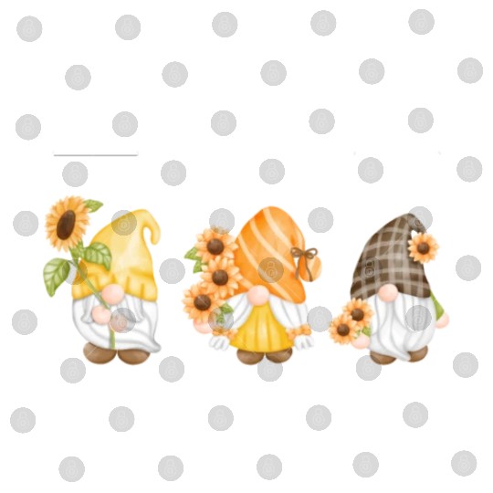 Sunflower Gnome Women Summer Floral Hippie Gnomes Digital Files