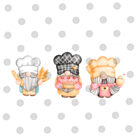 Gnomes Baking Women Funny Gnome Lover Digital Files