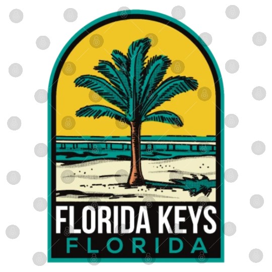 Florida Keys Vintage Beach Digital Files