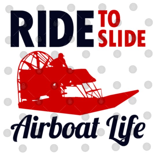 Airboat Fanboat Airboating Swamp boat Race Ride Digital Files