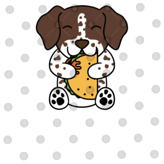 German Shorthaired Pointer Taco Lover Digital Files
