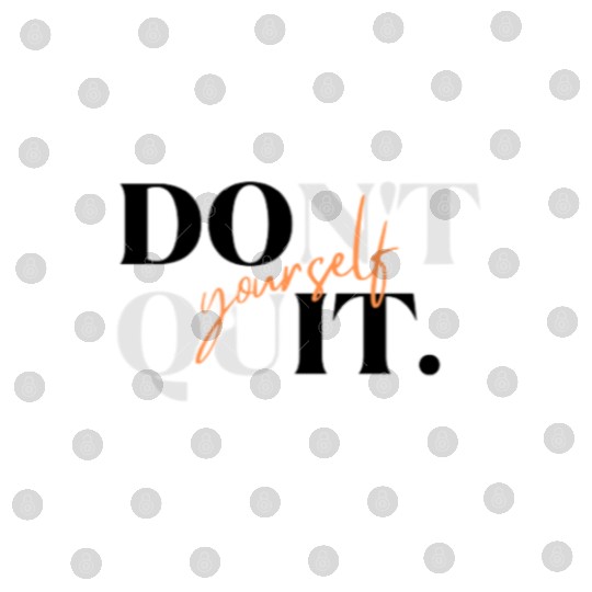 Black Orange Simple Typography Digital Files