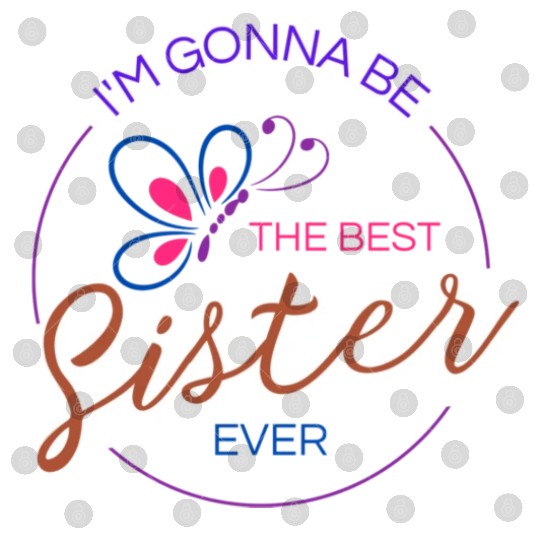 Modern Cool Trendy Big Sister Brother Digital Files