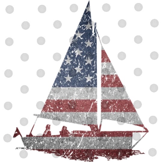Distressed Stars Stripes Sailboat Sailing Adventur Digital Files