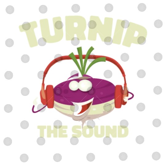 Music Turnip Party Music Lover Vegetable Digital Files