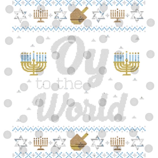 Funny Hanukkah Oy To The World Digital Files