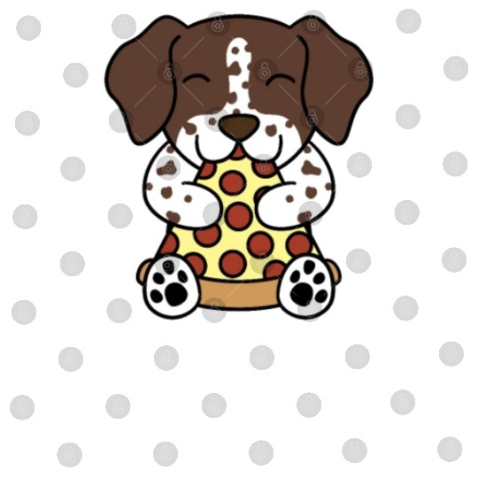 German Shorthaired Pointer Pizza Lover Digital Files
